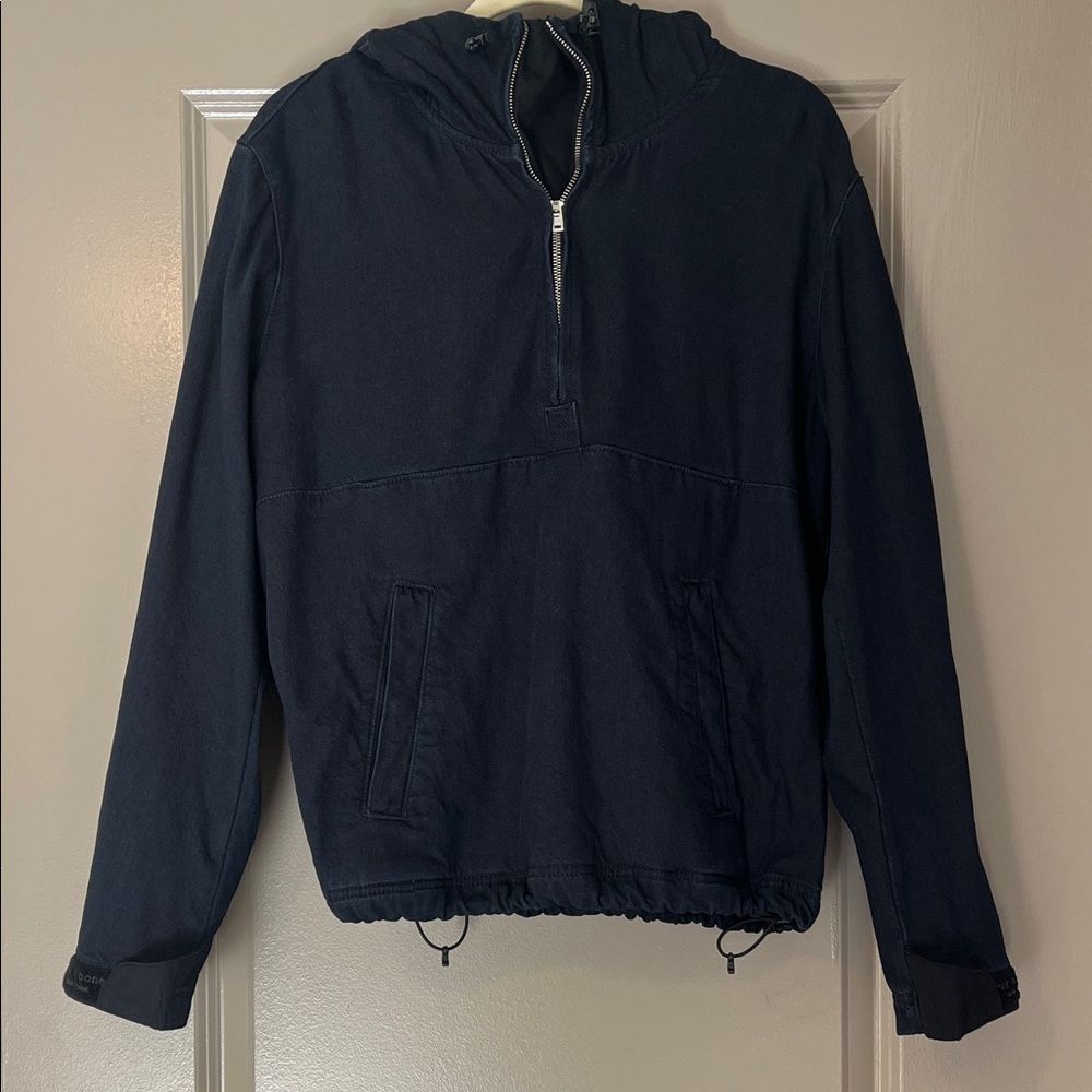 Rag & Bone Denim Pullover Jacket Rinse Unisex Small